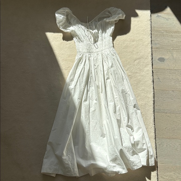 Doen Quinn Dress White Salt XS - Picture 3 of 6